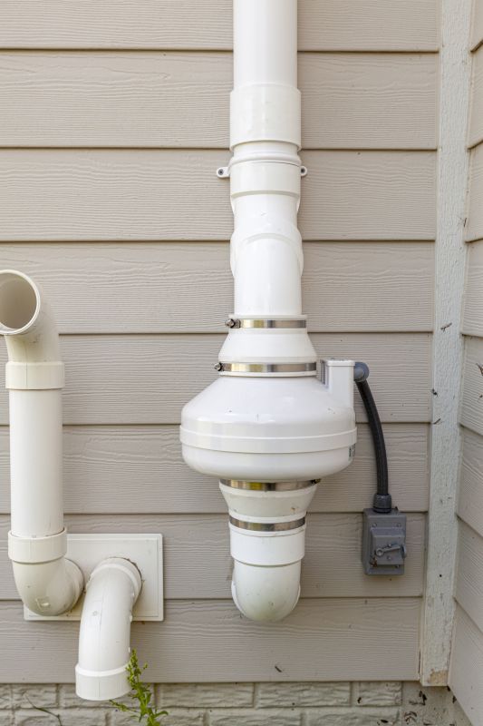 Radon Mitigation System Installation